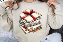 Retro Valentine Clipart PNG Product Image 1