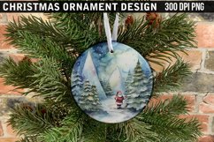 Christmas Ornament Sublimation PNG Design Product Image 1