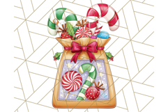 Cozy Christmas Bakery Clipart PNG, Holiday Cookie Art Product Image 4