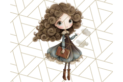 Whimsical Library Clipart with Cozy Readers and Books Product Image 4