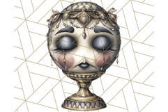 Dark Nutcracker Clipart Gothic Holiday Ballet PNG, Christmas Product Image 4