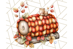 Fall Fairy House Clipart PNG, Autumn Homes and Decor Product Image 4