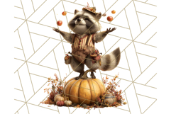 Autumn Circus Performers Clipart Vintage Characters PNG Product Image 4