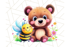 Cute Animal Friends Clipart PNG, Bright Spring Animal Duos Product Image 4