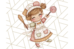 Christmas Sweet Shoppe Clipart PNG, Pastel Bakery Art Product Image 4