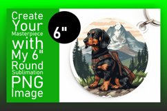 Outdoor Adventure Companion Circle Design Sublimation Product Image 1
