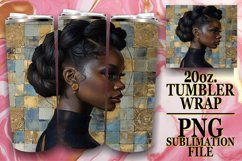 Chic Melanin 20oz Tumbler Product Image 1