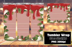 CLASSY PNG Tumbler Design 20oz , Christmas Product Image 1