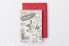 Summer Goose Lake Junk Journal Pages Product Image 5