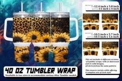 Sparkling Leopard Bloom Sublimation 40oz Product Image 1