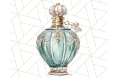 Perfume Bottle PNG Clipart Luxury Fragrance Graphic Clip Art Product Image 5