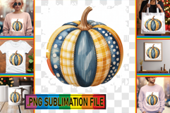 Playful TSHIRT Art Ideas PNG, Pumpkin Watercolor Product Image 1