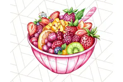 Pink Summer Clipart, Cute Beach Icons, Aesthetic PNG Product Image 4
