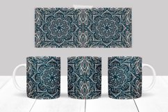 Oriental Mandala Mug Wrap Sublimation Design 15 oz Product Image 4