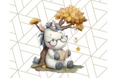 Magical Bookish Unicorn PNG Clipart Reading Books &amp; Stories Product Image 4