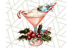 Vintage Glamorous Christmas Party Clipart PNG, Holiday Png Product Image 4