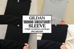 Gildan 18000 Sleeve Sweatshirt Mockup Product Image 1