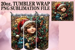 Cheerful evenings 20oz tumbler wrap, Holiday Product Image 1