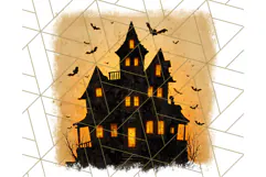 Vintage Halloween PNG Clipart, 1950s Retro Graphics Clip Art Product Image 4