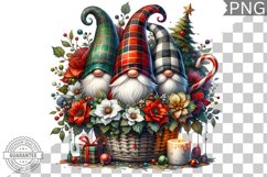 Christmas Gnome Sublimation - Clipart PNG Design Product Image 1