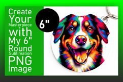 Stylish Circle Design for Sublimation , Dog Product Image 1