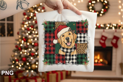 Christmas Dog Sublimation - Christmas PNG Design Product Image 1