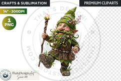 Spring Blossom Gnomes Cliparts Fantasy graphics scrapbooking Product Image 1