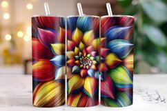 Flower 20oz Tumbler Wrap Sublimation Product Image 1
