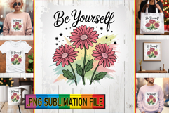 Vibrant TOTE BAG Designs Ideas, Flowers Quote Product Image 1
