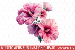 Wildflowers Sublimation Clipart Product Image 1