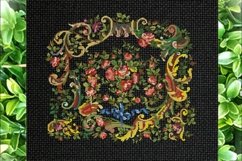 Vintage Cross Stitch Scheme Roses Product Image 1