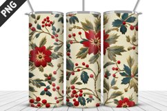 3D Flowers Tumbler Wrap | Sublimation Design | Tumble PNG Product Image 5