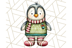 Christmas Animal Clipart, Festive Animals in Holiday Outfits Product Image 4