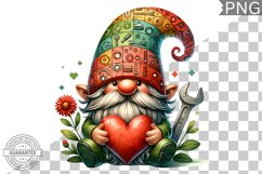 Mother&#039;s Day Gnome Sublimation - Mother&#039;s Day Clipart PNG Product Image 1