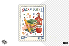 School Postage Stamps Clipart Product Image 1