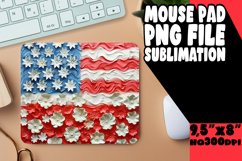 3D American Flag Desk Mat Product Image 1