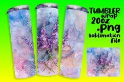 Teardrop Earrings Sublimation 20oz Design Floral PNG Product Image 1