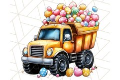Easter Bunny Construction Clipart, Spring Png Product Image 2