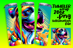 LIVELY 20oz Tumbler Wrap Design , Dog Product Image 1