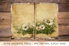 Printable Junk Journal Pages daisy 5 Product Image 1