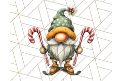 Christmas Gnome Clipart, Holiday Gnomes PNG Illustrations Product Image 4