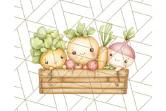 Pastel Farm Nursery PNG Clipart, Baby Animals And Elements Product Image 4