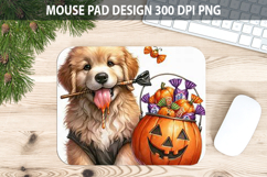 Watercolor Dog Mouse Pad Sublimation - Animal PNG Product Image 1