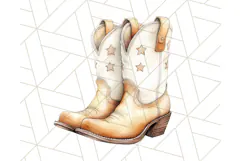 Cowboy Clipart PNG, Kid Western Country Graphic Product Image 4