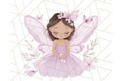 Pastel Purple Fairy Garden Clipart Enchanted Cottagecore Png Product Image 4