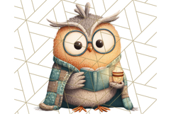 Cozy Autumn Animal Clipart, Fall Forest Critters PNG Product Image 4