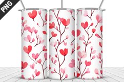 Lovely Hearts Tumbler Design | Valentine&#039;s Day Tumbler Wrap Product Image 4