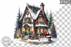 Christmas Santa Sublimation - Clipart PNG Design Product Image 1