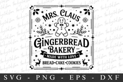Gingerbread Bakery Svg | Christmas svg Product Image 1