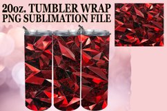 Sublimation Red Tumbler Brilliance Product Image 1
